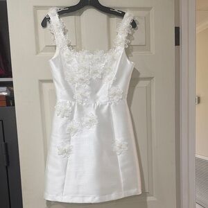 White Elliatt Dress Elder Embellished